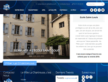 Tablet Screenshot of ecole-stlouis.fr